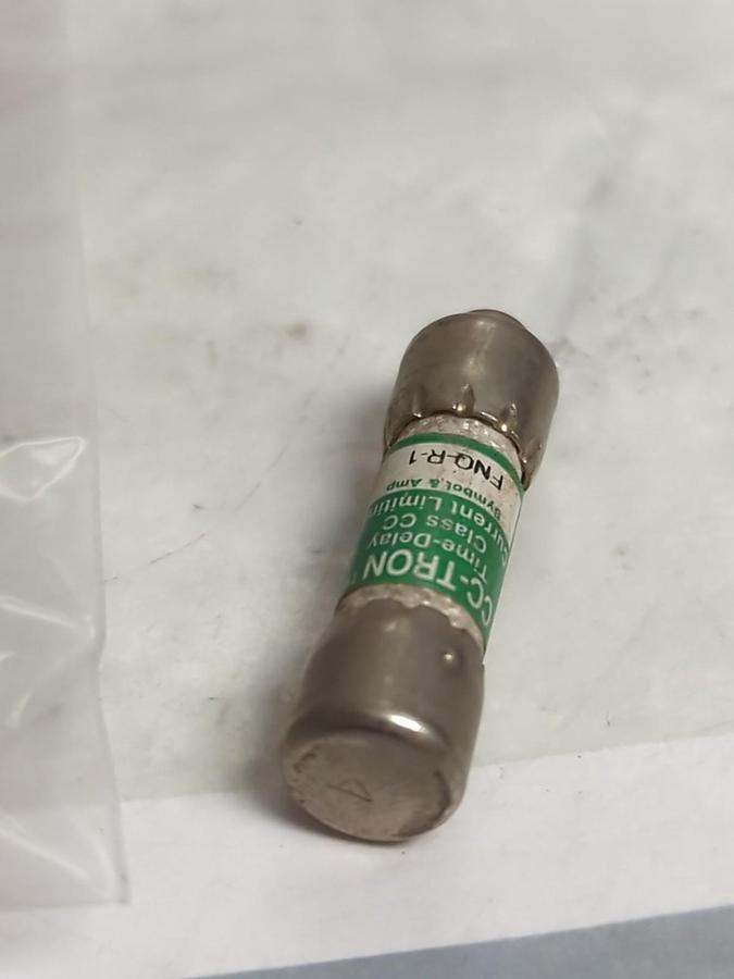 Used COOPER BUSSMANN,FNQ-R-1,CC TRON 1 AMP FUSE LOT OF 5 PRE-OWNED