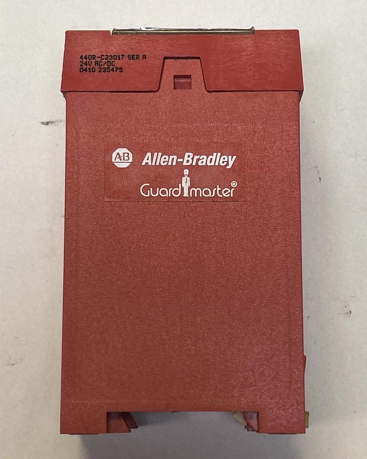 Used ALLEN BRADLEY,440R-C23017,SAFETY RELAY
