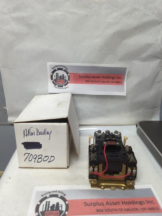 Used ALLEN BRADLEY,709B0D,SERIES K SIZE 1 MOTOR STARTER 120V PRE-OWNED