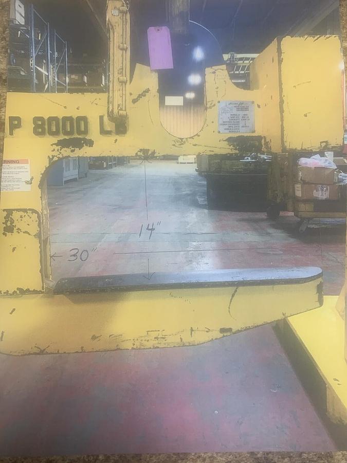 Used HUNTER LIFT,8000LBS,CAPACITY SINGLE COIL C HOOK 14 INCH X 30 INCH