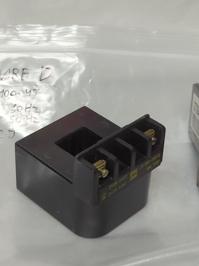 Used SQUARE D,1707,COIL 110V 50HZ LOT OF 2 PRE-OWNED