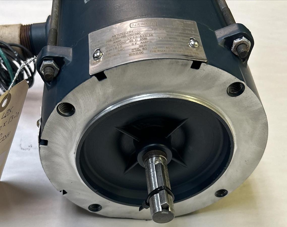 LEESON,A6T17EC23H,MOTOR 1/3HP 1725RPM 208-230/460-190/380V 3PH 56C FR