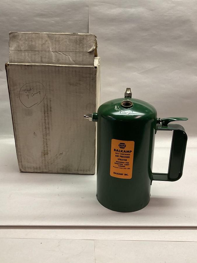 Used Napa,BK.770-5011,Self-Contained Air Pressure Sprayer 200 LB Limit