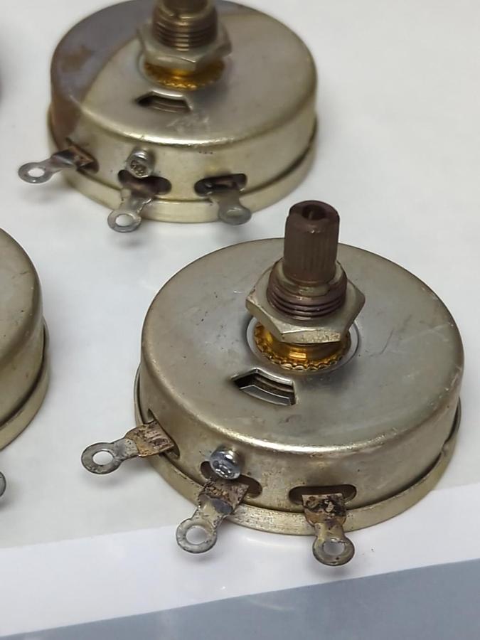 Used MALLORY,M10MPK,POTENTIOMETER LOT OF 6 PRE-OWNED