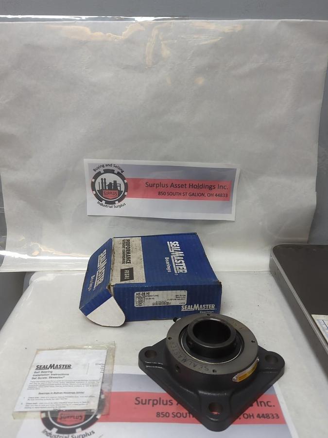 SEALMASTER,HF-28-HI,HIGH TEMP 4-BOLT BASE FLANGE MOUNT BEARING 1-3/4 IN BORE NOS