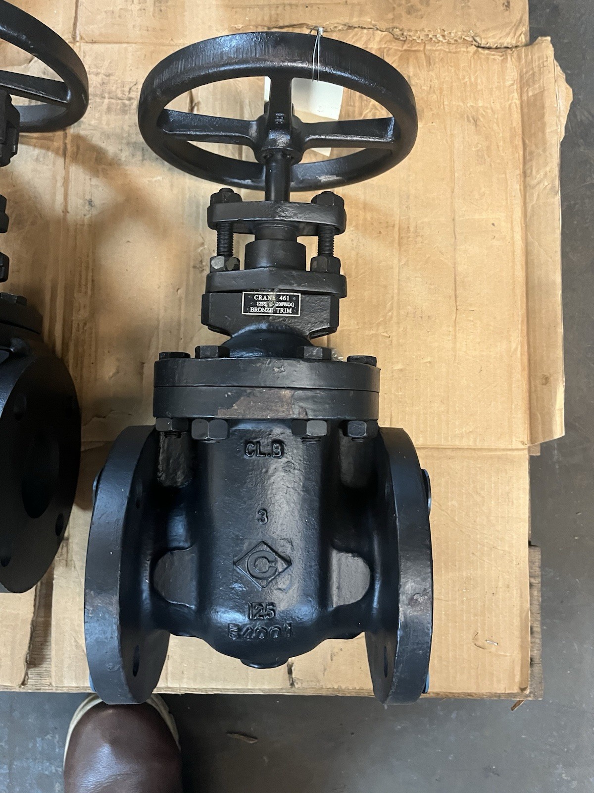 CRANE,461,SIZE 3 CLASS 125 GATE VALVE 200WOG BRZ