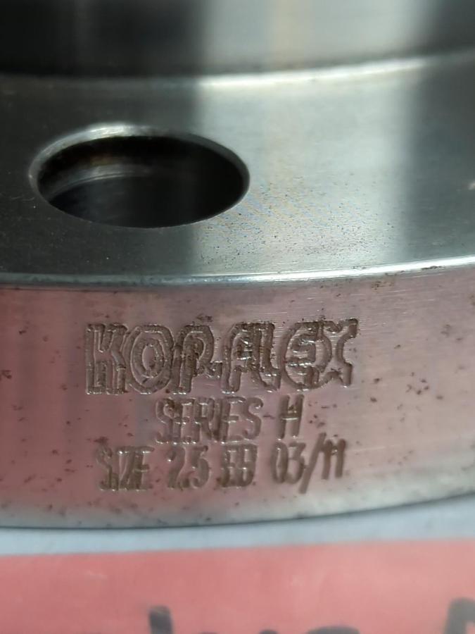 Used KOP-FLEX,H-25,COUPLING SLEEVE SERIES H SIZE 25 FB 03/11 PRE-OWNED