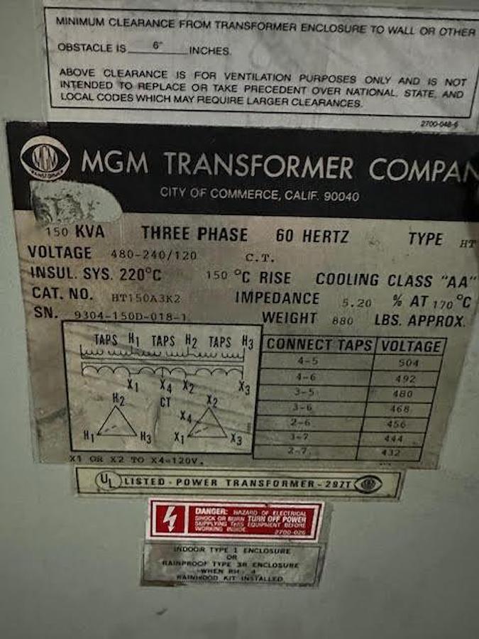 Used MGM 150