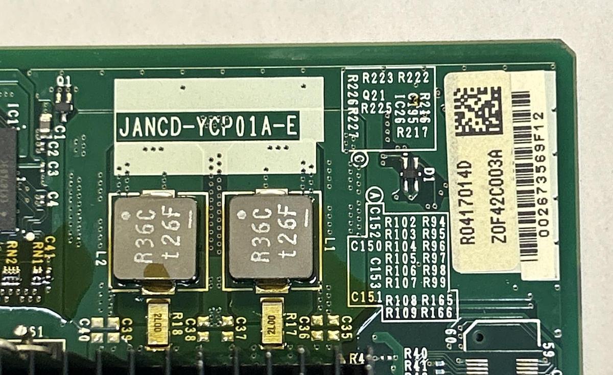 Used YASKAWA ELECTRIC,JANCD-YCP01A-E,ROBOT CONTROL BOARD