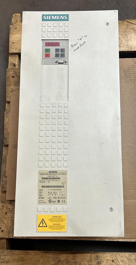 Used SIEMENS,6SE7024-7ED61-Z,SIMOVERT MASTERDRIVES SERVO DRIVE