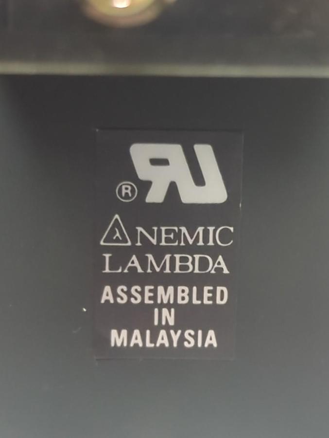 Used NEMIC LAMBDA,HR-12F-24,POWER SUPPLY 100-120VAC 50/60HZ PRE-OWNED