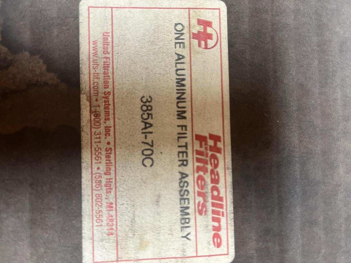 HEADLINE FILTERS,385AI-70C,ALUMINIUM NATURAL GAS FILTER 1-3/4" 250PSIG