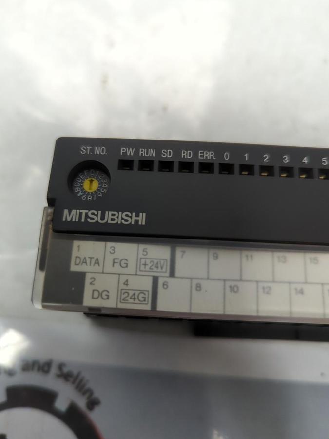 Used MITSUBISHI,AJ55TB3-16D,I/O LINKREMOTE UNIT DC24V 7mA PRE-OWNED