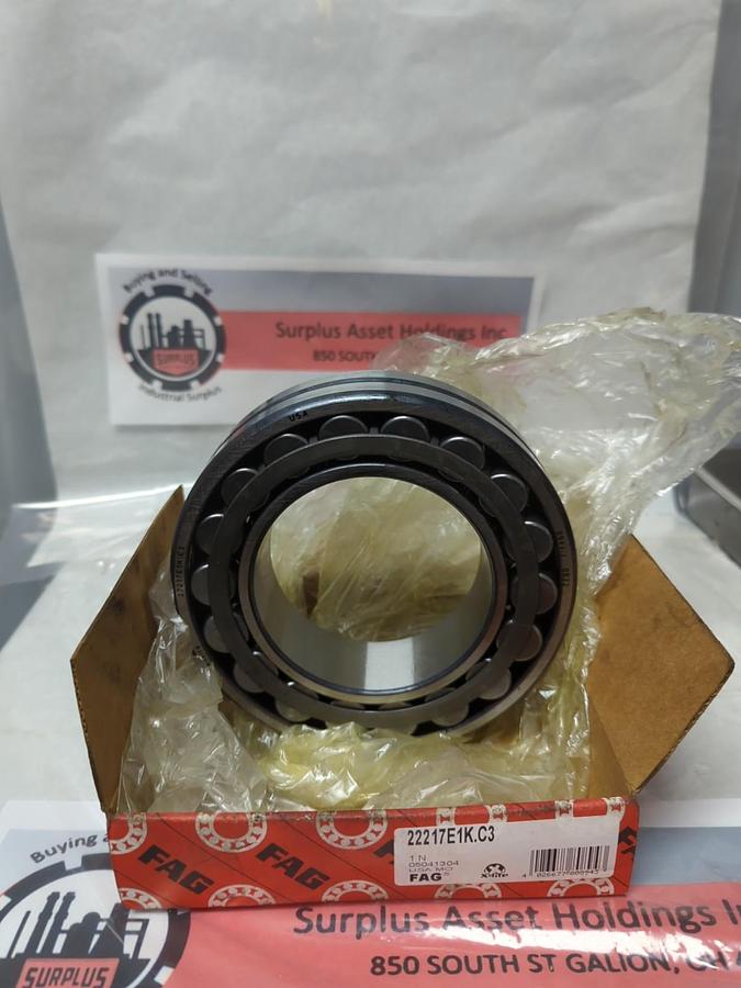 FAG,22217EK.C3,SPHERICAL ROLLER BEARING 85X150X36MM NOS