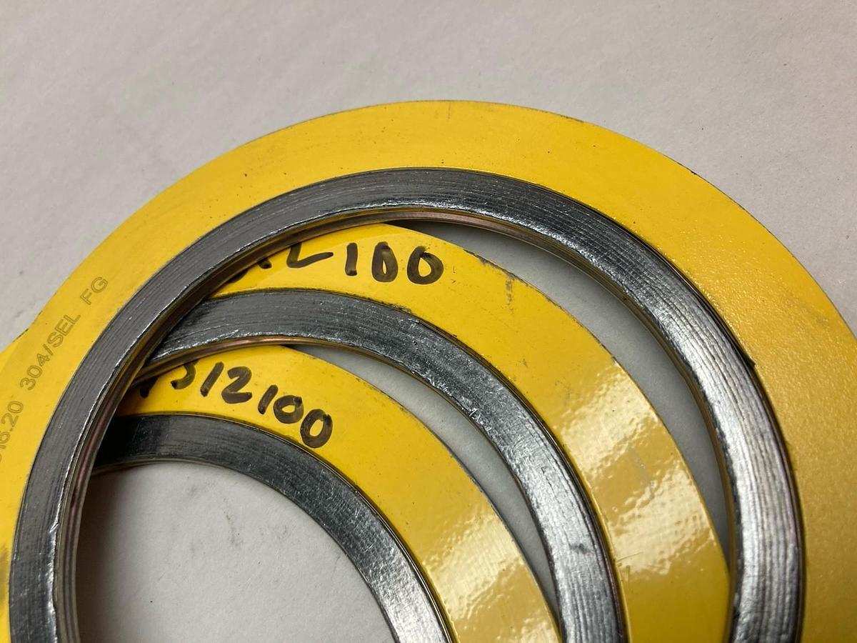 Used Flexitallic,3" 300/600 ASME B16.20 304/SEL FG,Spiral-Wound Gas LOT OF 3