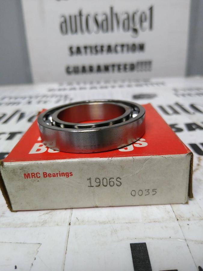 Used MRC,1906S,Deep Groove Ball Bearing NOS