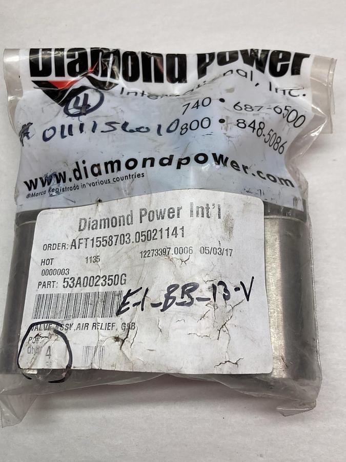 Diamond Power,53A002350G,Air Relief Valve Assembly