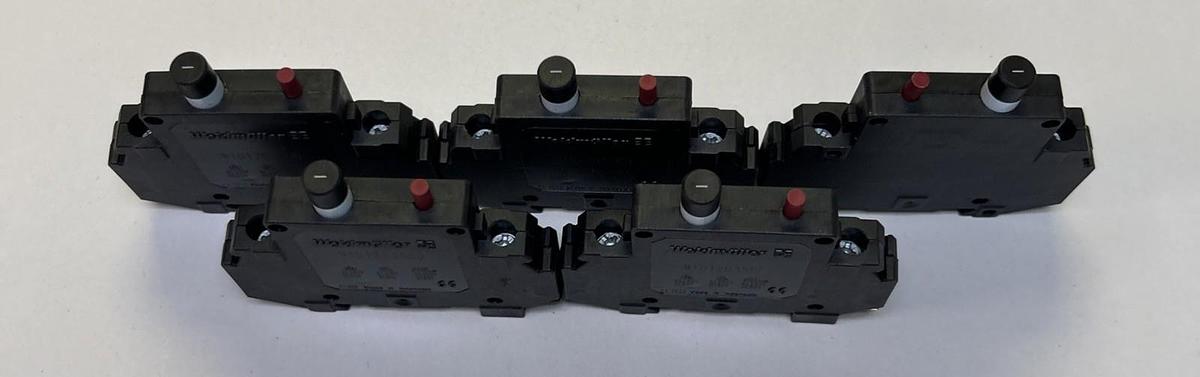 WEIDMULLER,9101203500,CIRCUIT BREAKER 1A 250V 1P LOT OF 5 NOS