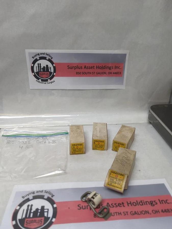 JOSLYN CLARK,L35,OVERLOAD HEATER ELEMENT LOT OF 4 NOS