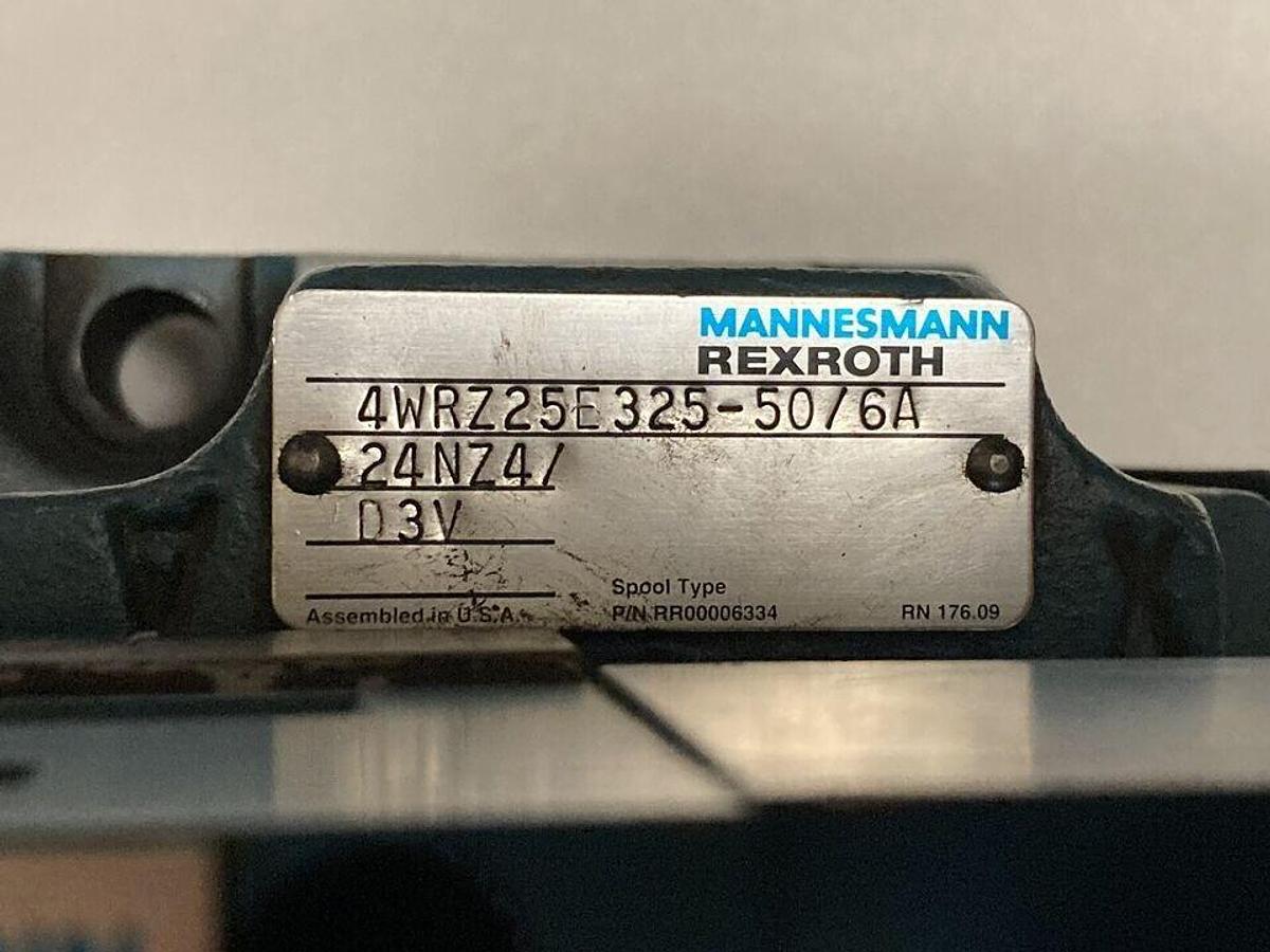 Used Rexroth,3DREP6C-14/25A 24NZ4V,Directional Valve with 4WRZ25E325-50/6A