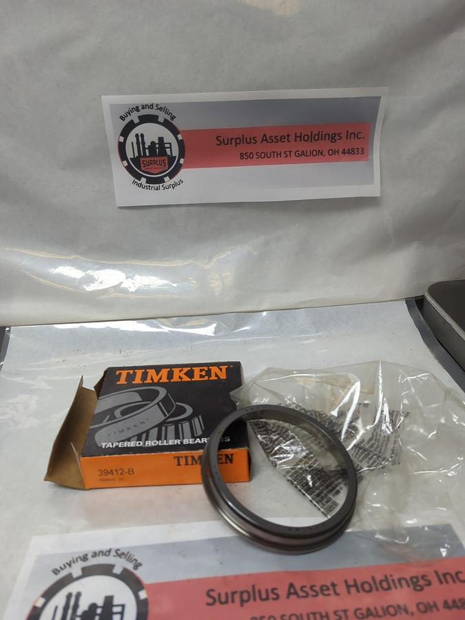 TIMKEN,39412-B,TAPPERED ROLLER BEARING CUP NOS