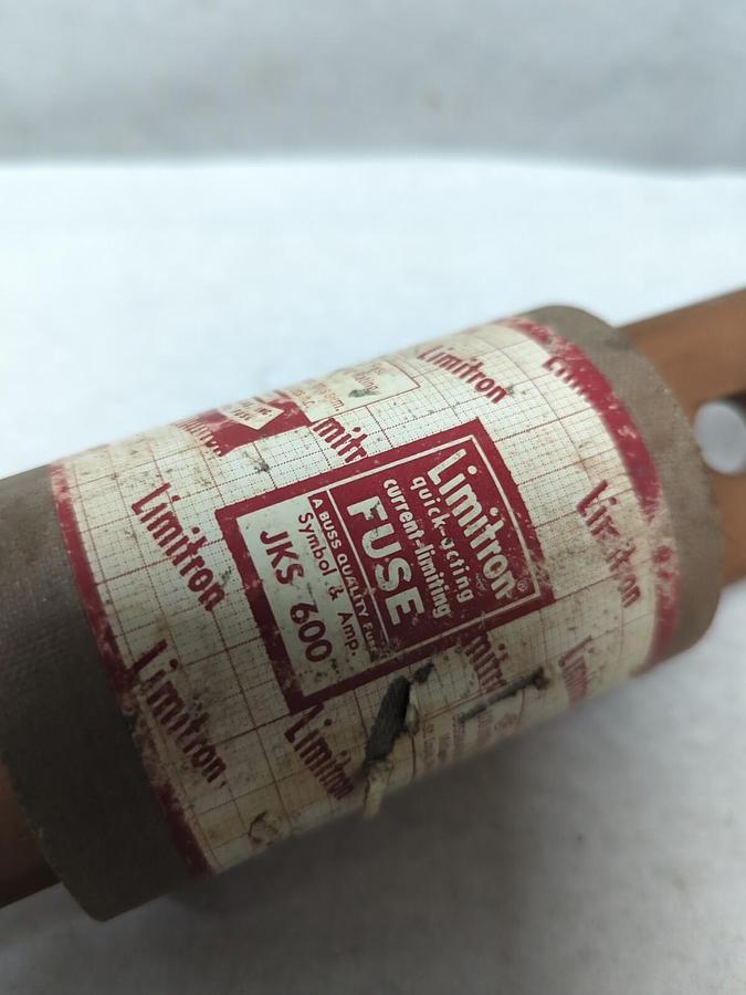 Used COOPER BUSSMANN,JKS-600,LIMITRON 500 AMP FUSE PRE-OWNED