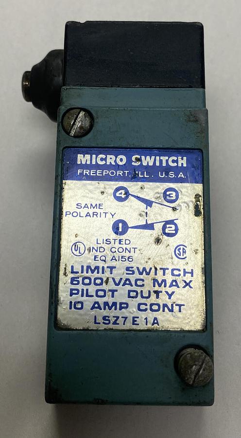 Used Honeywell Micro Switch,LSZ7E1A,Limit Switch