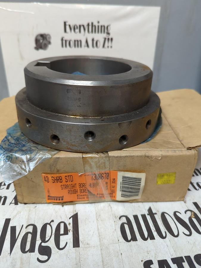REXNORD,7300670,40SHRB STD STRAIGHT BORE HUB ROUGH BORE NOS
