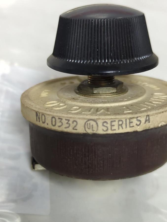Used OHMITE,0332,POTENTIOMETER SERIES A PRE-OWNED