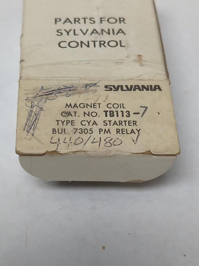 SYLVANIA,TB113-7,MAGNET COIL 440/480V NOS