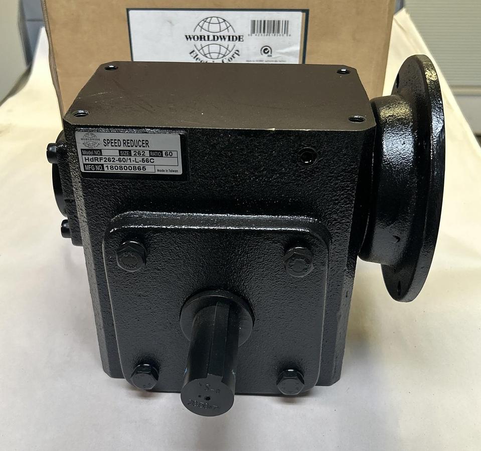 WORLDWIDE ELECTRIC,HDRF262-60/1-L-56C,SPEED REDUCER 60 RATIO NOS
