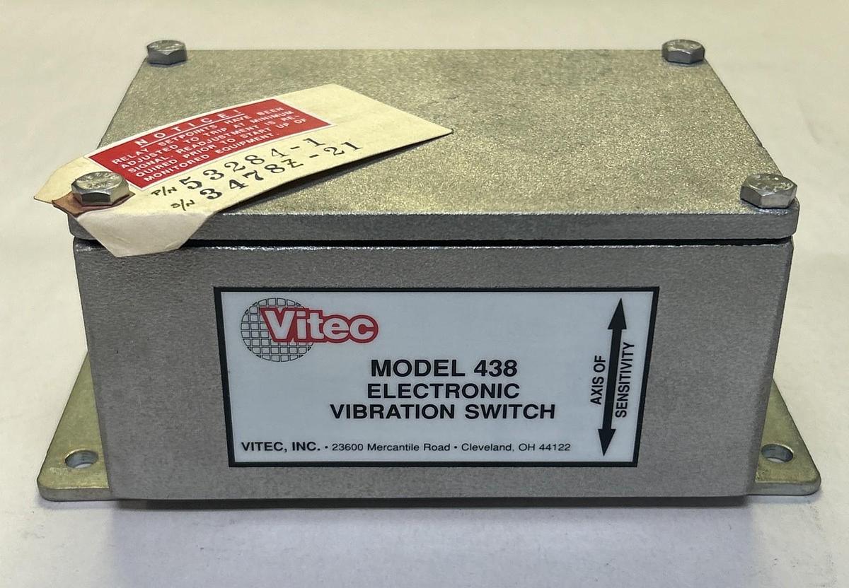 Used VITEC,438,ELECTRONIC VIBRATION SWITCH