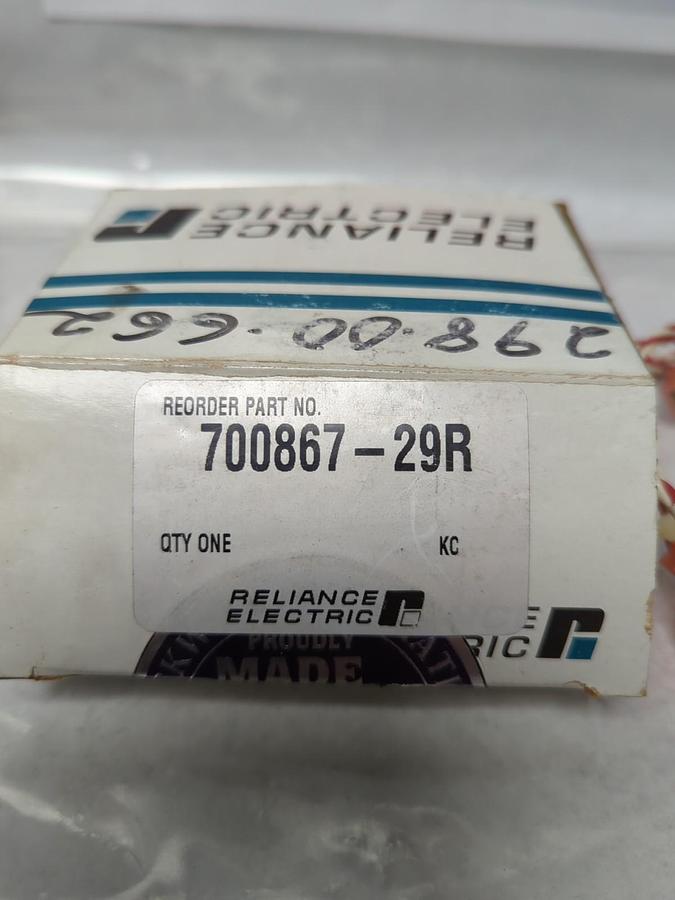 RELIANCE ELECTRIC,700867-29R,TERMINAL BLOCK/STRIP WIRING NOS
