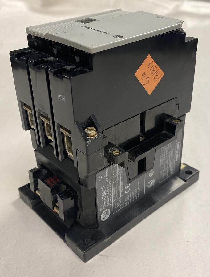 Used ALLEN BRADLEY,100-A75N*3,CONTACTOR 75A 3PH