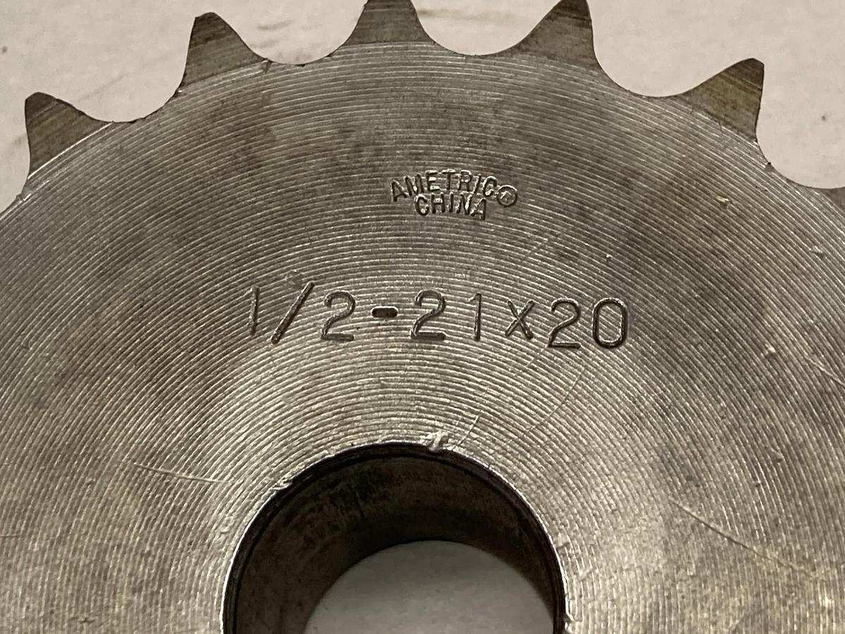 Used Ametrico,1/2-21x20,Sprocket