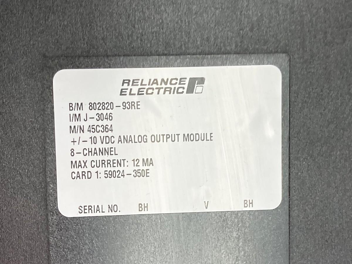 Used Reliance Electric,45C364 802820-93RE,Power Supply Module