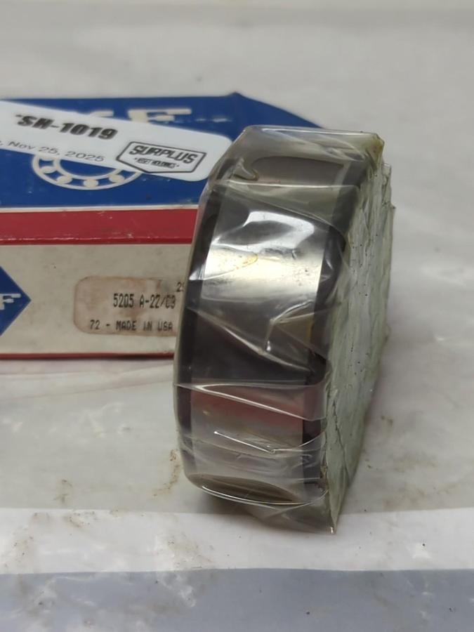 SKF,5205 A-2Z/C3,DOUBLE ROW BALL BEARING 25MM BORE NOS