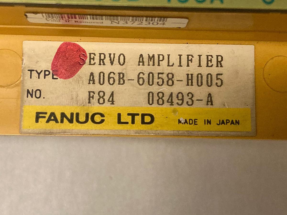 Used Fanuc,A06B-6058-H005,Servo Amplifier Module