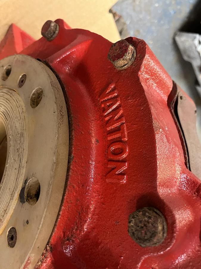 Used VANTON,CGA-PY3X4X10-OP,CHEMICAL THERMOPLASTIC CENTRIFUGAL PUMP IMP 8.8"