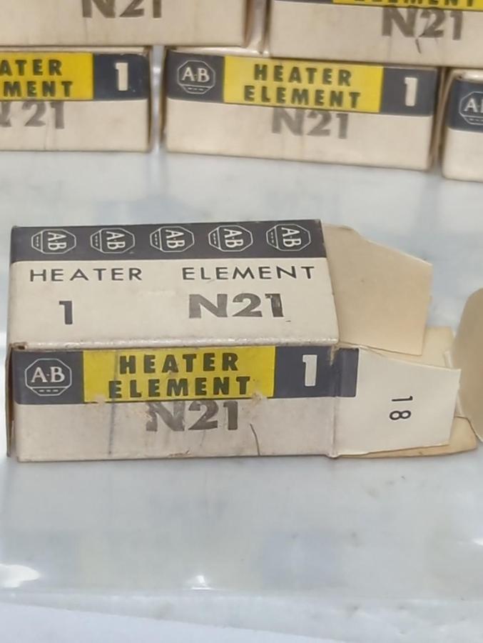 ALLEN BRADLEY,N21,THERMAL OVERLOAD HEATER ELEMENT LOT OF 15 NOS