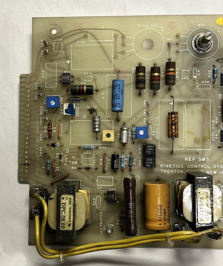 Used KINETICS CONTROL SYSTEMS,REF 3M3,CIRCUIT BOARD