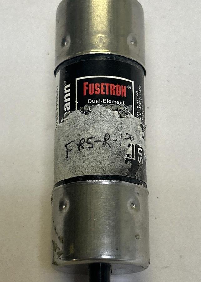 Used BUSSMANN,FRS-R-100,FUSETRON FUSE 100A 600V