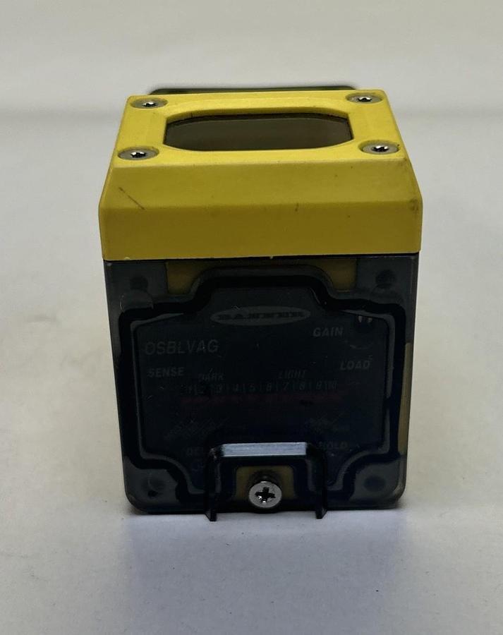 Used BANNER,OSBLVAG,PHOTOELECTRIC SENSOR W/ OPBA2QD POWER BLOCK