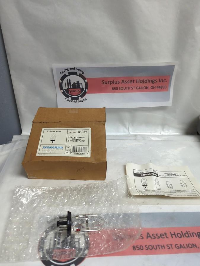 EDWARDS,92-LST,REPLACEMENT XENEN STROBE TUBE NOS