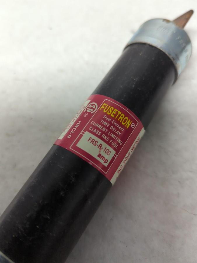 Used COOPER BUSSMANN,FRS-R-100,FUSETRON 100 AMP FUSE PRE-OWNED