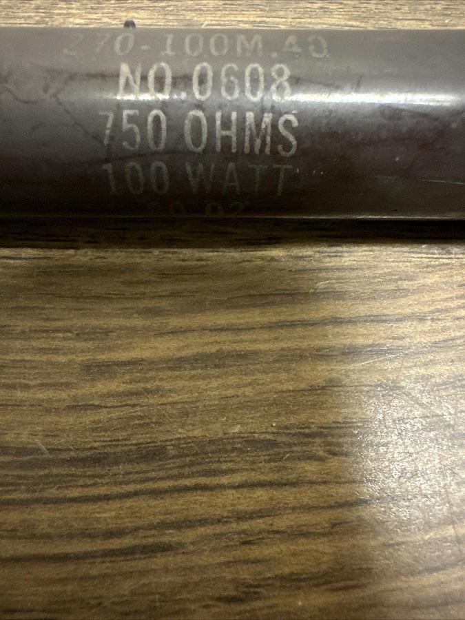 Ohmite,0608,100 Watt 750 Ohm Resistor