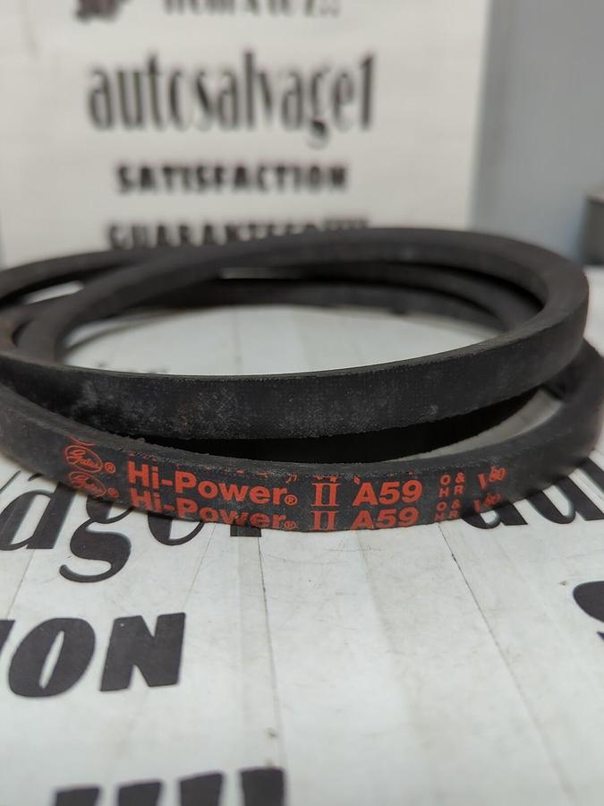 Used GATES HIGH POWER II,A59,BELT MISSING PACKAGING NOS