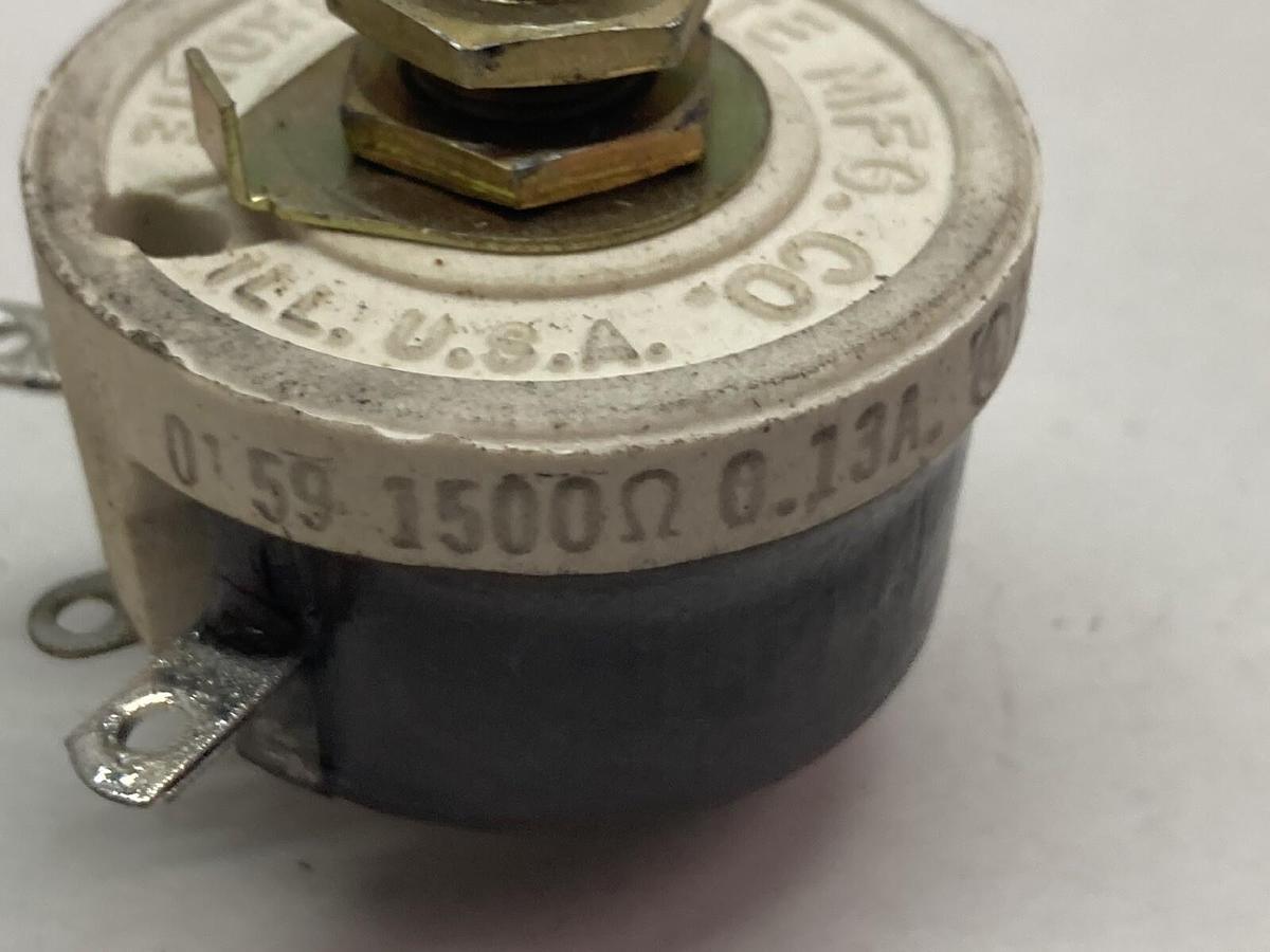 Used Ohmite,0159,Rheostat 0.13A Series 8218