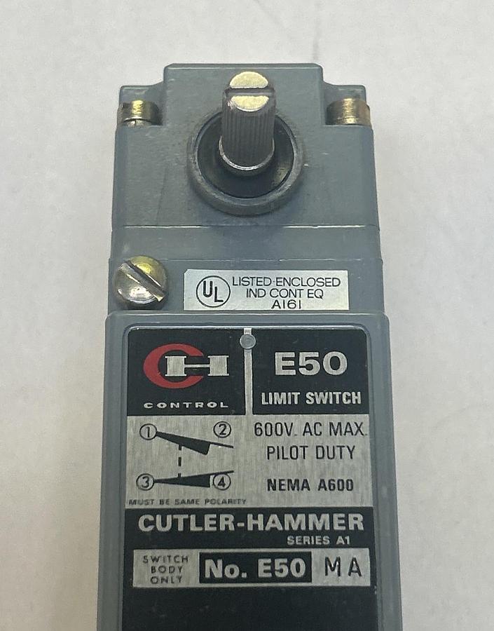 CUTLER HAMMER,E50MA,LIMIT SWITCH NOS