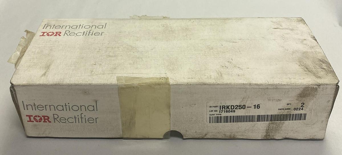 INTERNATIONAL RECTIFIER,IRKD250,RECTIFIER MODULE LOT OF 2 NEW